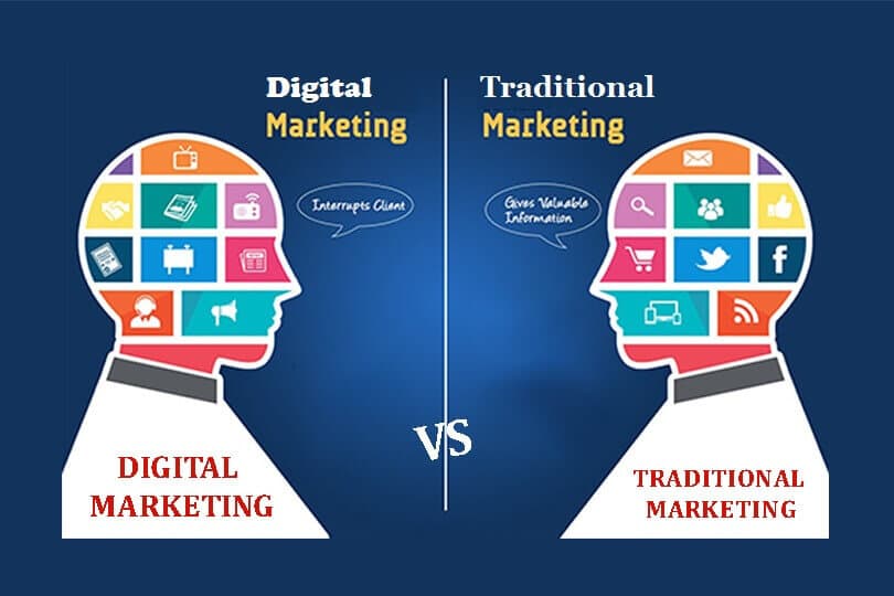 Digital Marketing vs Traditional Marketing- Benefits of Digital Marketing